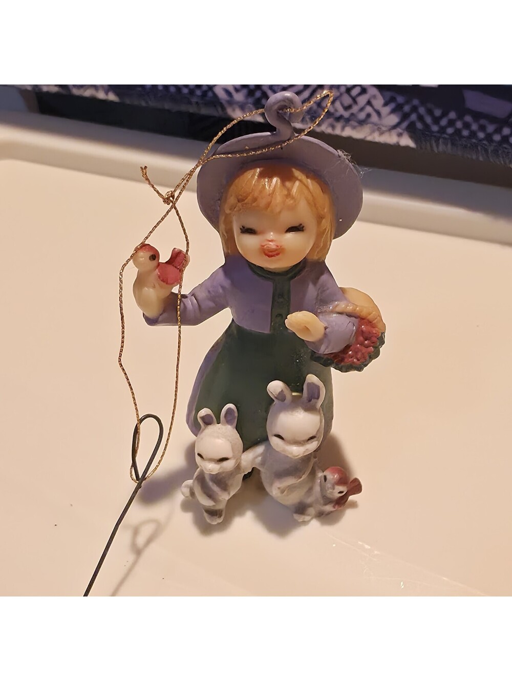 vintage “Little Shepherd” Christmas ornament